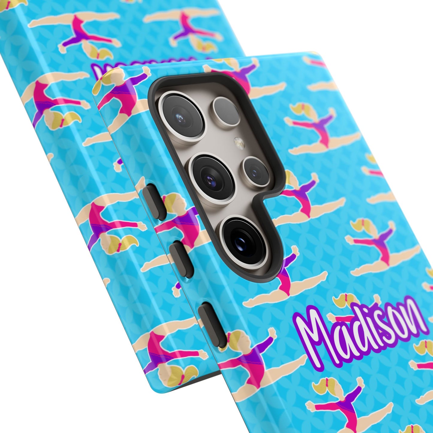 Personalized Gymnast BlueTough Phone Case, Fonyea Sports