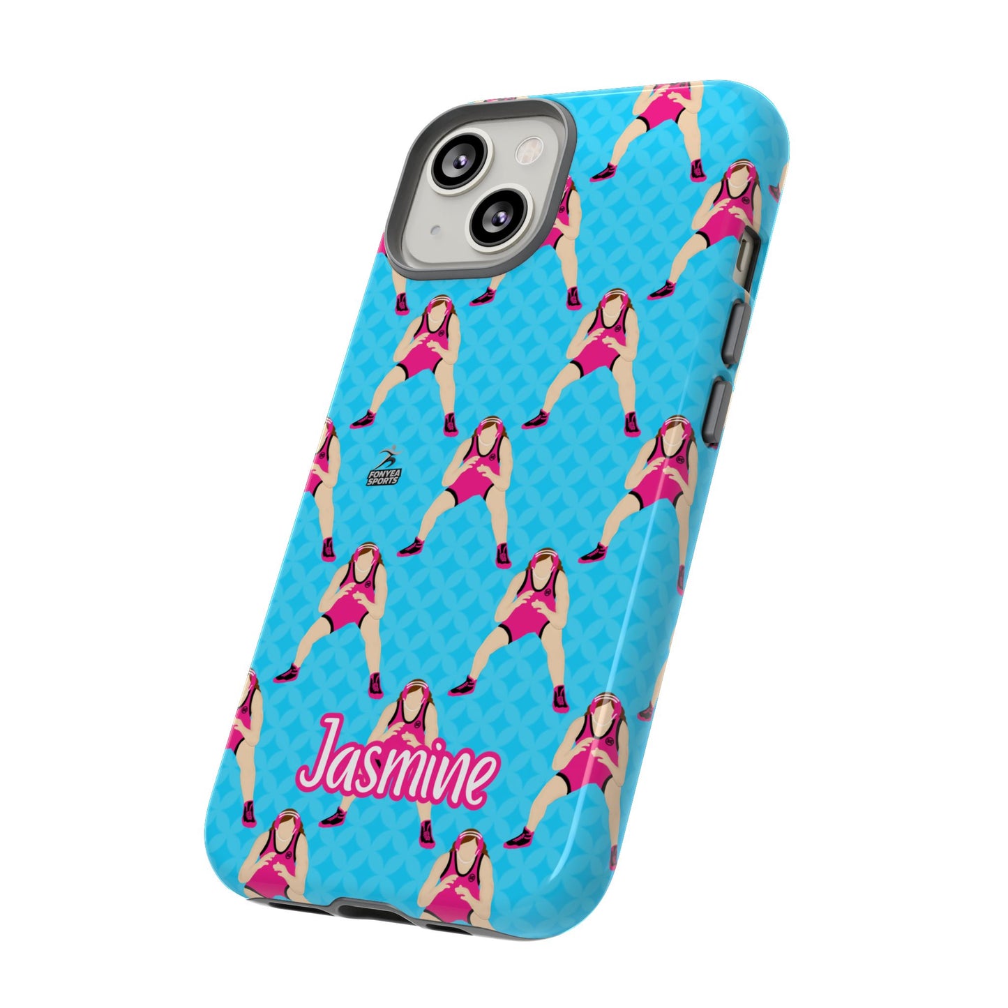 Personalized Wrestler Girl Tough Phone Case, Fonyea Sports
