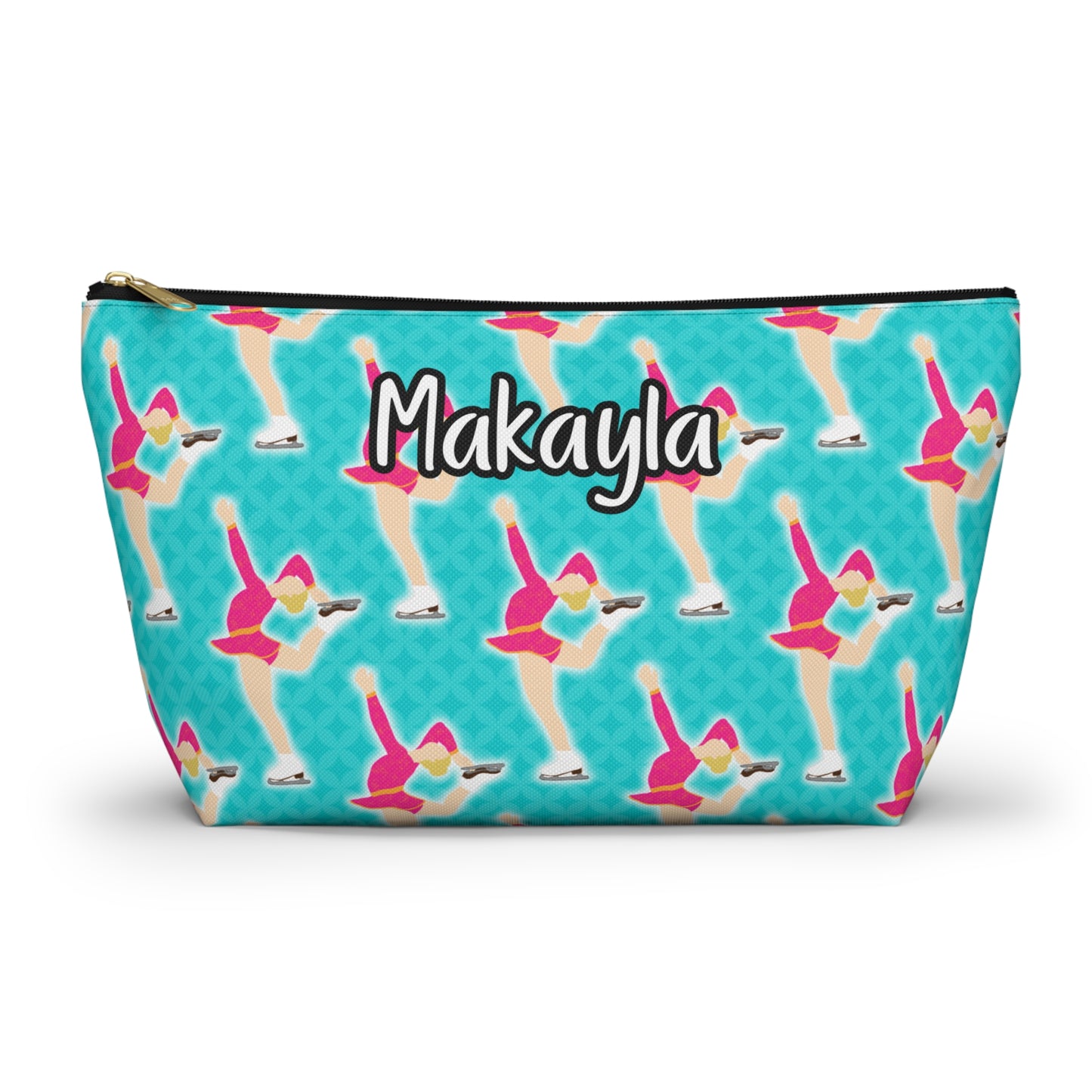 Fonyea Sports Figure Skater Accessory Makeup Pouch Bag