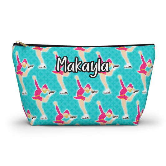 Fonyea Sports Figure Skater Accessory Makeup Pouch Bag