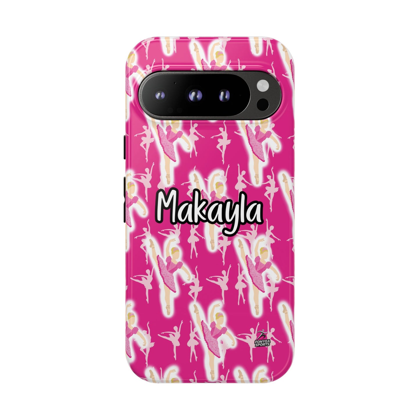 Personalized Ballerina Dancer Tough Phone Case, Fonyea Sports