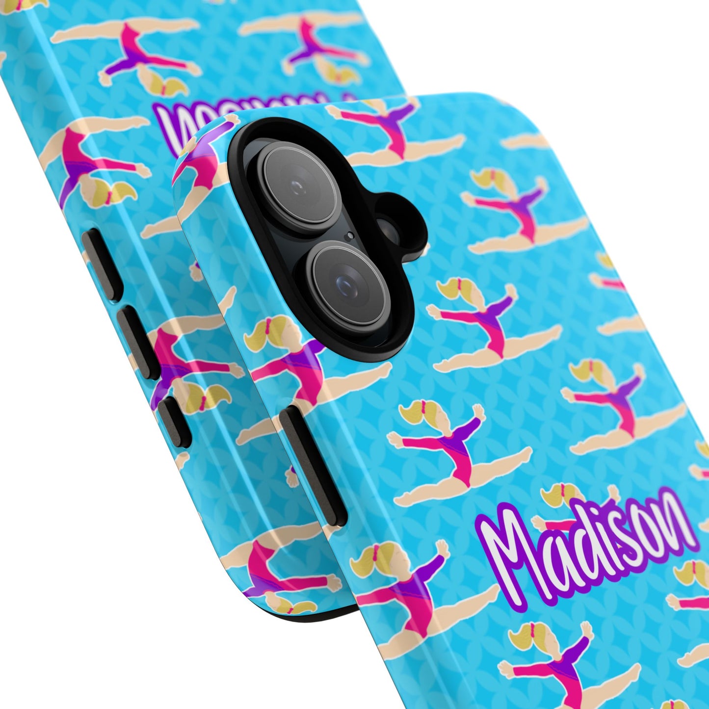 Personalized Gymnast BlueTough Phone Case, Fonyea Sports