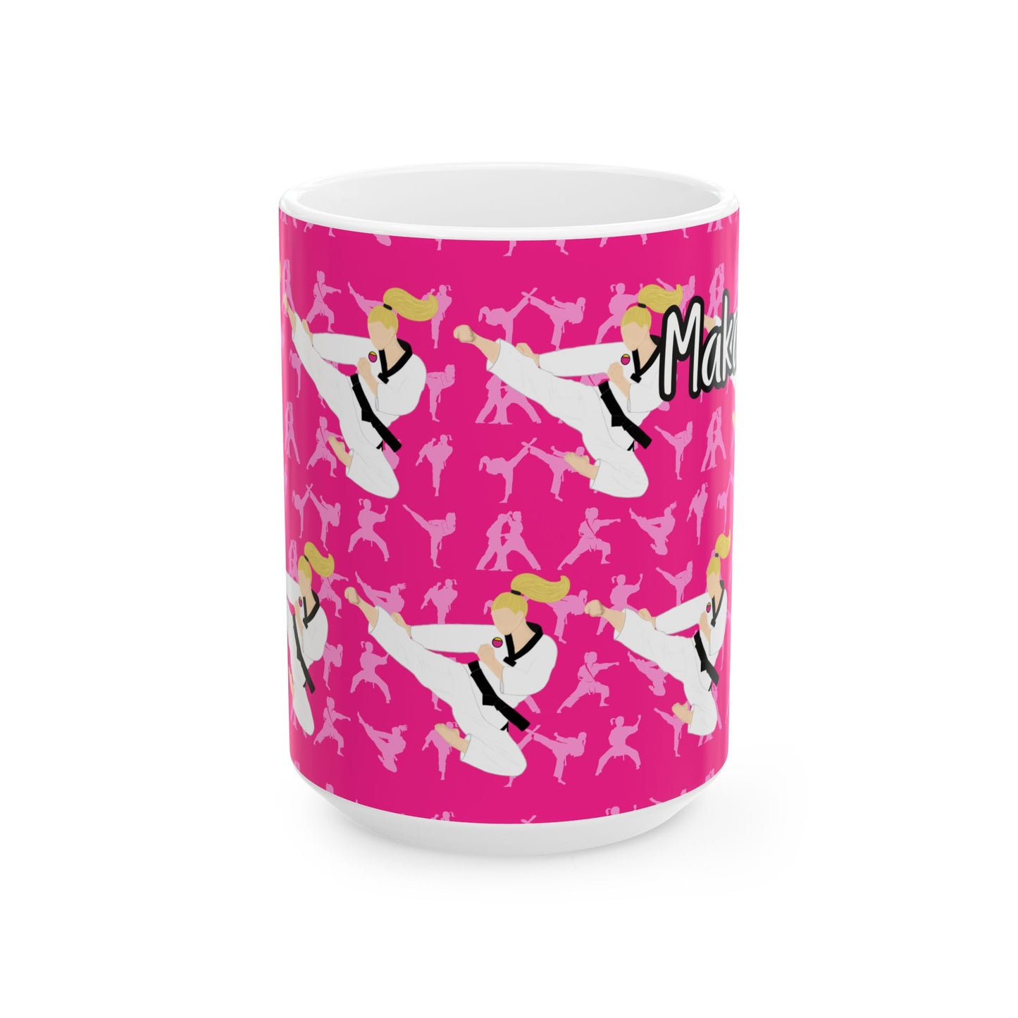 Martial Arts Ceramic Mug — Judo Karate Taekwondo Gift (11oz/15oz)