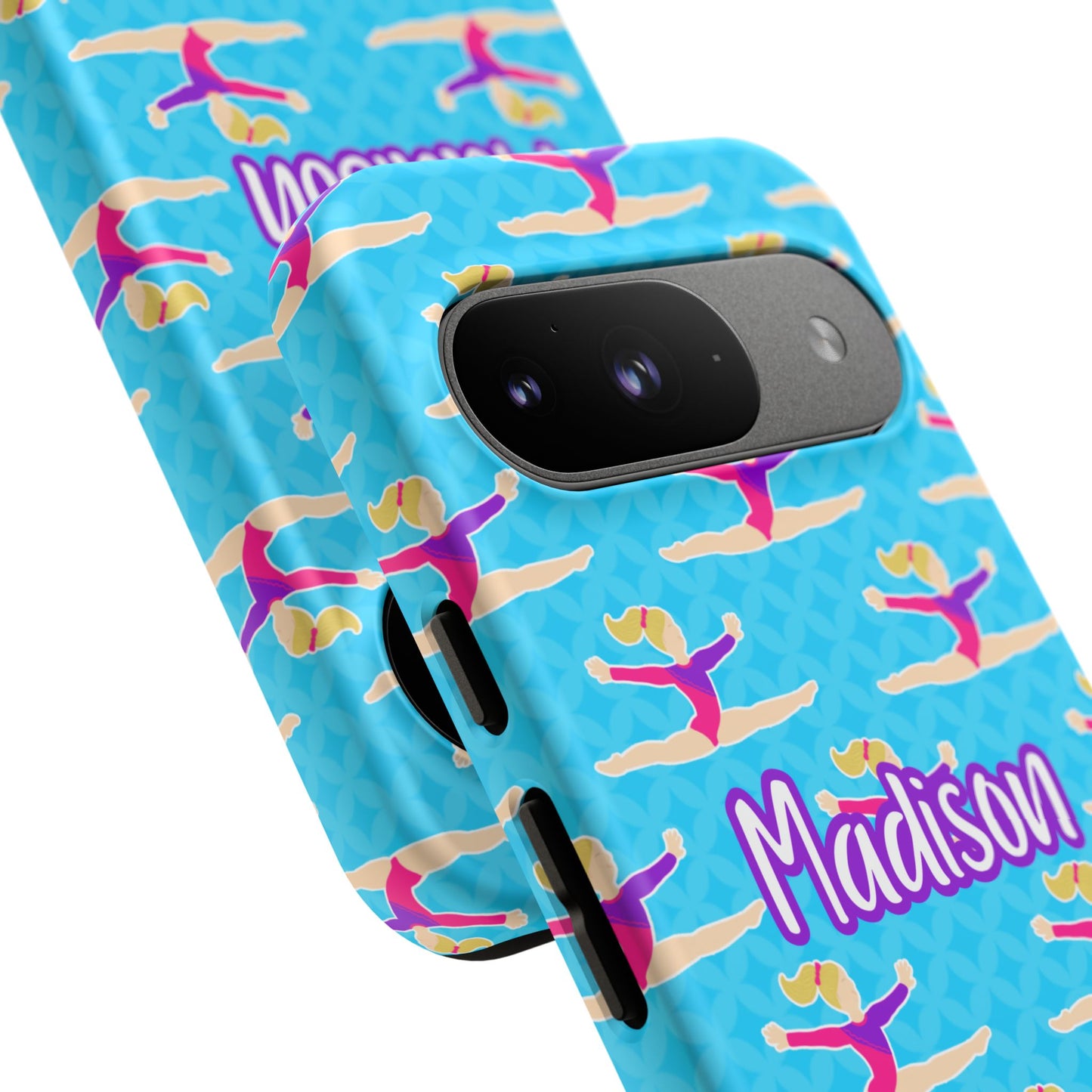 Personalized Gymnast BlueTough Phone Case, Fonyea Sports