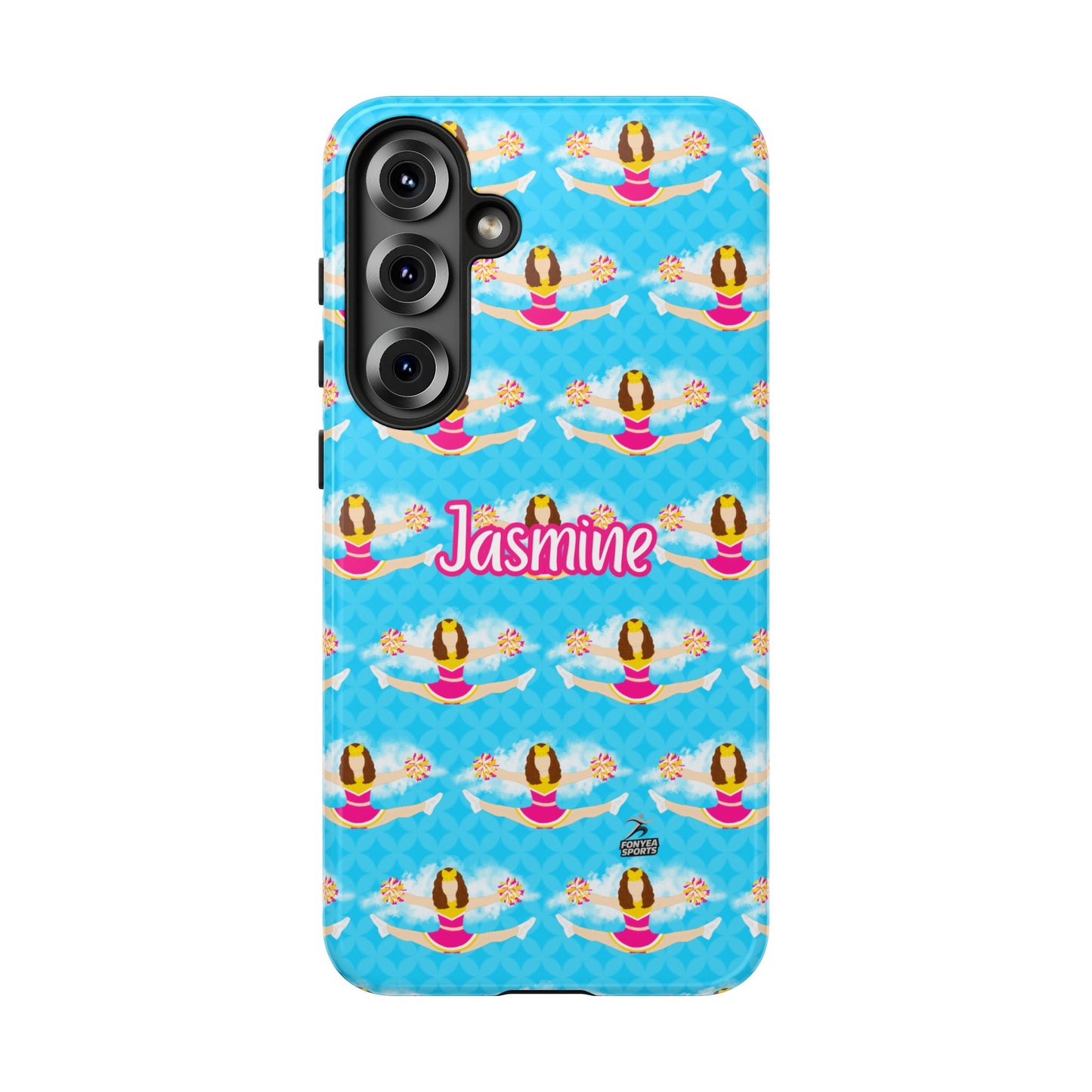 Personalized Cheerleader Tough Phone Case, Fonyea Sports