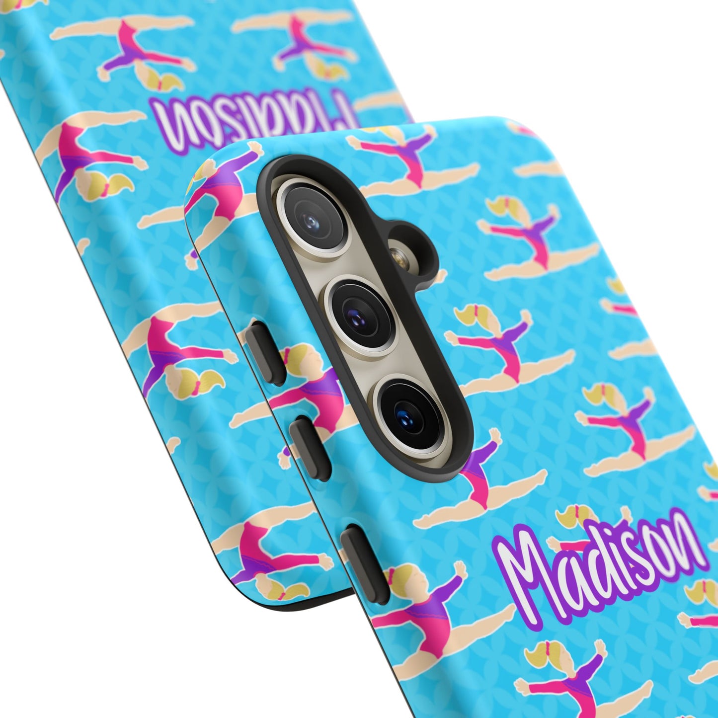 Personalized Gymnast BlueTough Phone Case, Fonyea Sports