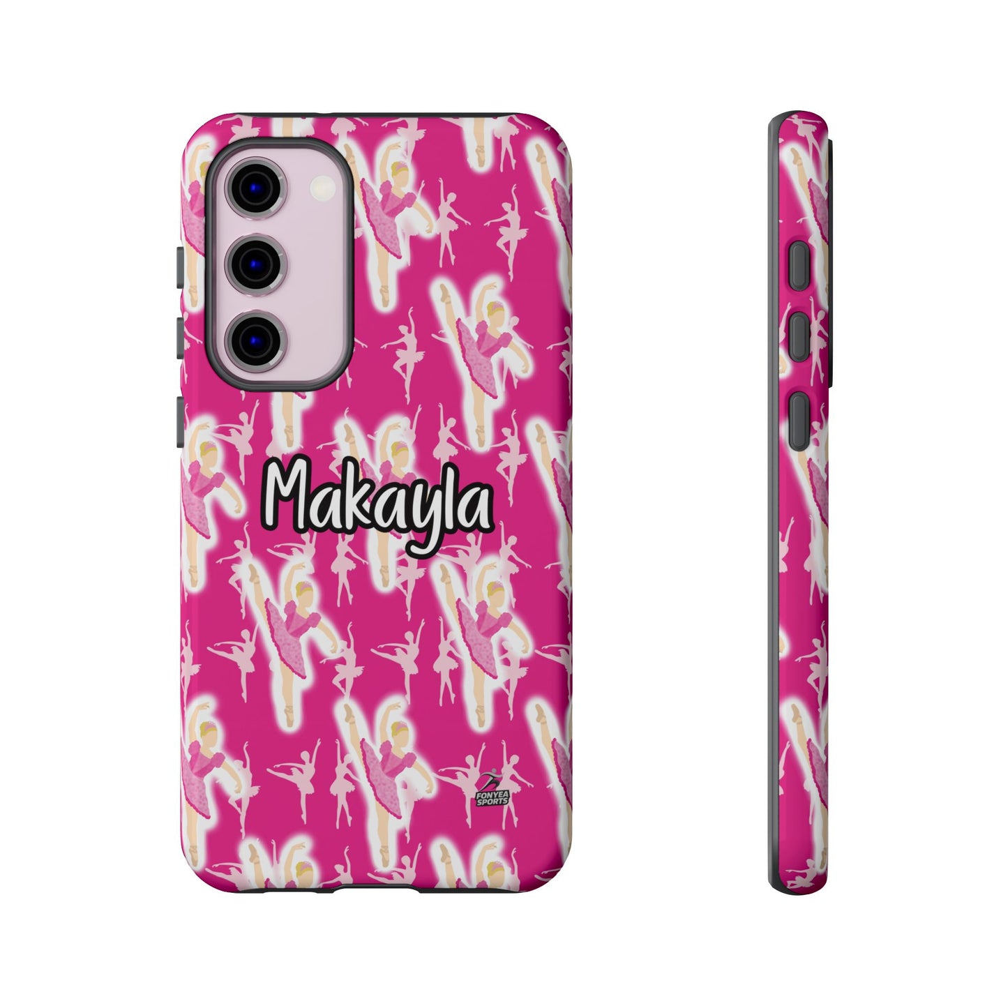 Personalized Ballerina Dancer Tough Phone Case, Fonyea Sports