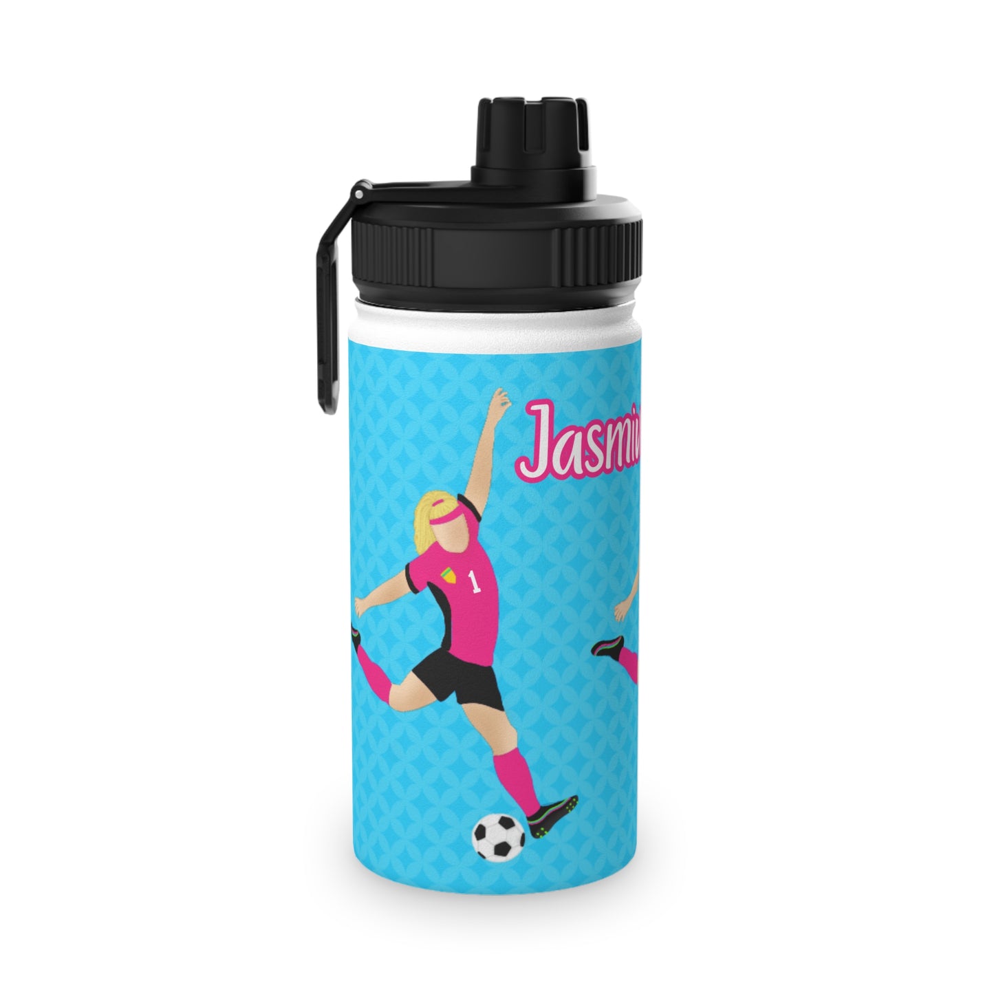 Fonyea Sports Soccer Girl Stainless Steel Water Bottle