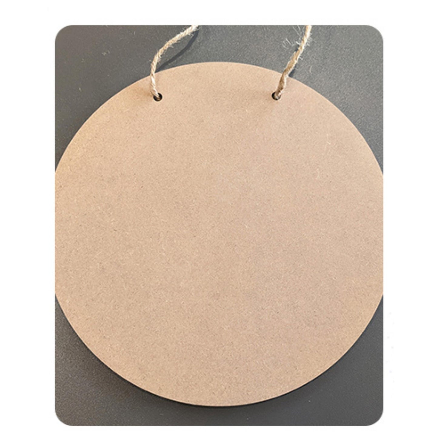 Fonyea Sports Gymnast Round Wooden Door Sign 11.8''