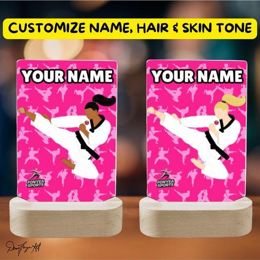 Fonyea Sports Martial Arts Acrylic LED Night Light