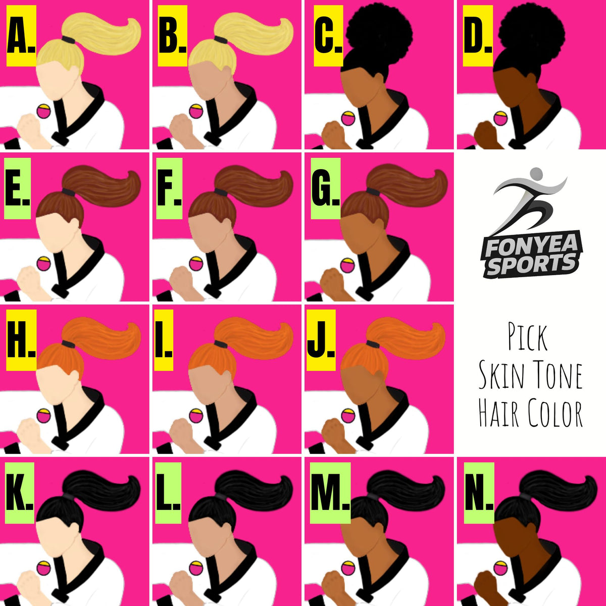 Martial Arts Girl Personalized Blank Lined Journal — Hardback Edition